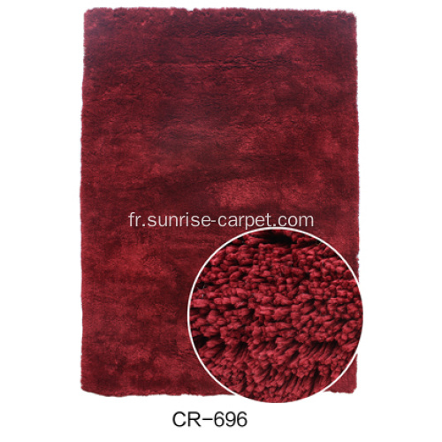 Microfibre Shaggy plaine de laine Fine couleur tapis